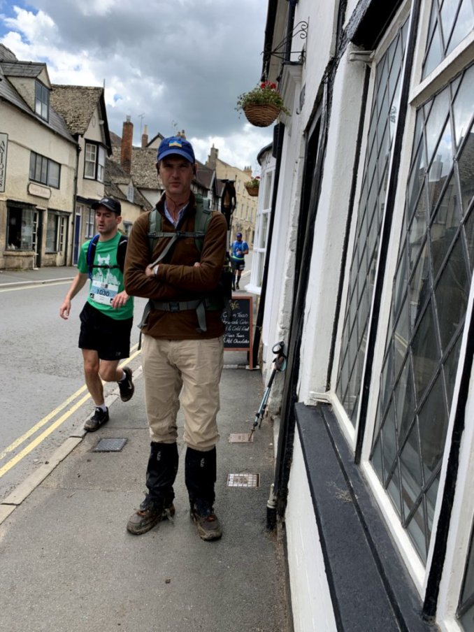 Frank about to be taken out by extreme racer